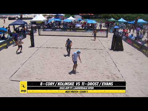 Fort Lauderdale 2022 | Bomgren/Marciniak vs. Hyden/Webber | Court 1 | Pro Series