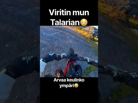 Arvaa Keulinko Ympäri😳😅    #mopo #talaria #sähkömopo #bikelife #crossi #sähköcrossi #enduro #stunt