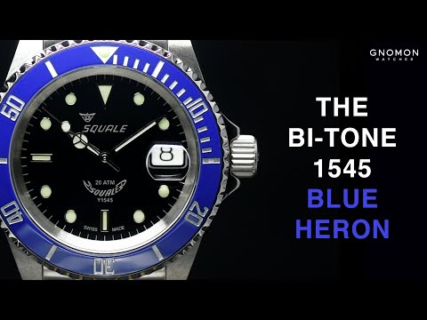 Squale 20 ATMOS Blue Heron Ceramic - 1545 - SEL Bracelet