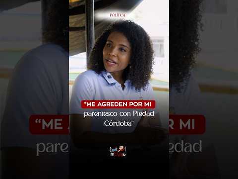 Nubia Córdoba, gobernadora del Chocó, responde a los ataques por su parentesco con Piedad Córdoba.