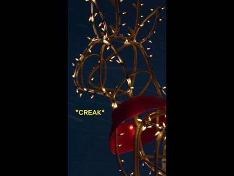 Thumbnail of the video: Too many presents = one stuck Santa
