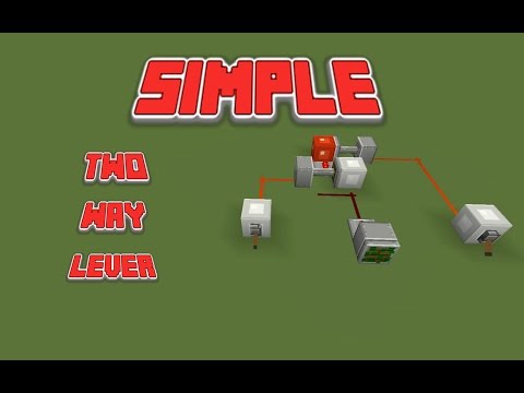 Insane Two-Way Lever Tutorial for Minecraft PS4