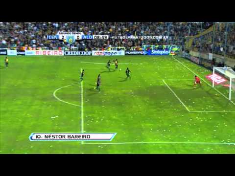 Gol de Bareiro. Rosario Central 2 Aldosivi 0. Fecha 35. B Nacional. FPT