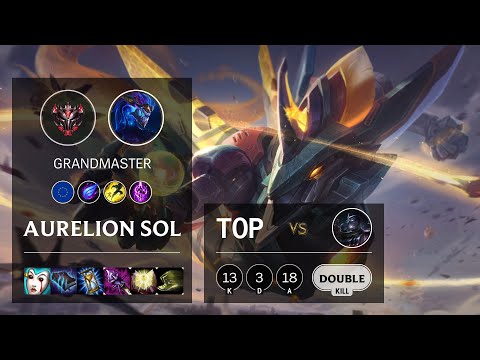 Aurelion Sol Top vs Shen - EUW Grandmaster Patch 10.16