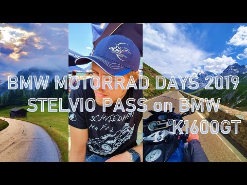 BMW Motorrad Days 2019. Stelvio Pass on BMW K1600 GT