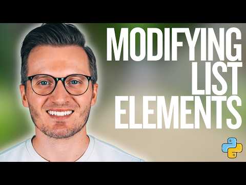 Python Day 29 Modifying List Elements In Python Learn How To Update Data In Lists
