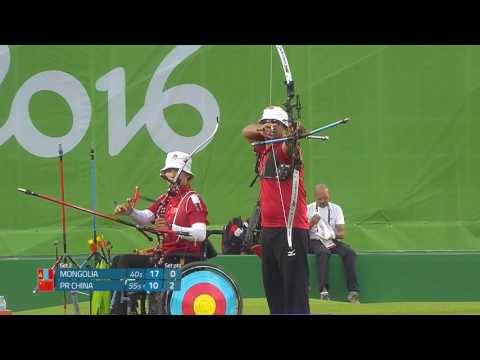 Recurve Open Mixed Team Semi Final - Rio 2016 Paralympic Games