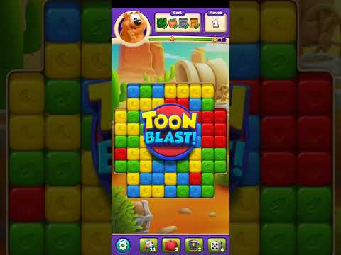 Toon Blast Level 8124 Super Hard Level No Bosters