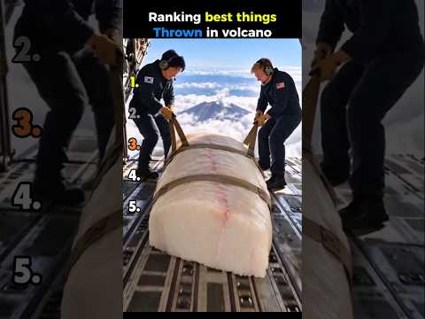 Ranking best thing's throw in volcano 😂🌋