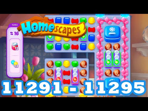 Homescapes Level 11291 - 11295 HD 3 - match puzzle Gameplay | android | IOS | 11292 | 11293 | 11294