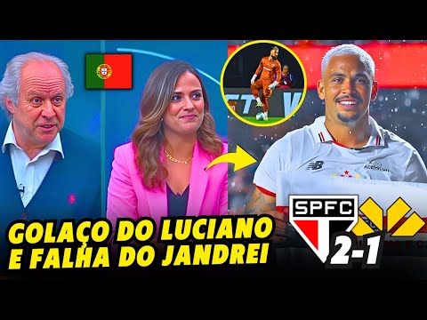 PORTUGUESE TV IMPRESSED BY SÃO PAULO'S GREAT GOALS 2x1 CRICIÚMA