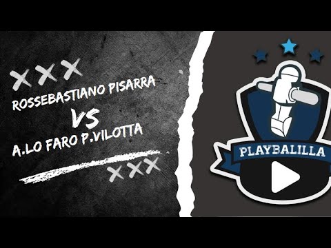 Rossebastiano Pisarra - A.Lo Faro P.VilottaTorneo volo del 14/01/23 A.S.D. Accademia Calciobalilla