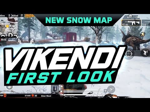 NEW SNOW MAP - VIKENDI - PUBG Mobile First Look!