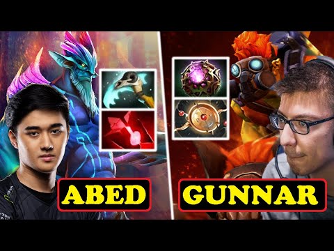 EG.ABED LESHRAC INSANE MAGICAL DAMAGE VS GUNNAR BATRIDER BEAUTIFUL LASSOS | DOTA2ORBS