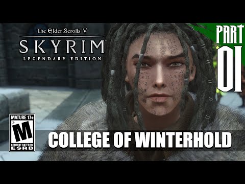 Skyrim Mods: College of Winterhold Questline | Haming the Druid Gameplay Part 1