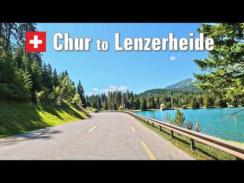 Chur to Lenzerheide • Summer Mountain Road Trip 🇨🇭 Scenic Drive Switzerland