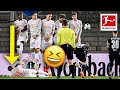 Crazy Free-Kick Block - Douglas Costa On The Ground?!