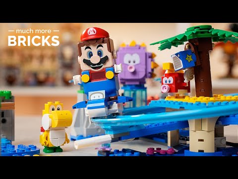Vidéo LEGO Super Mario 71400 : Ensemble d'extension La plage du Maxi-Oursin