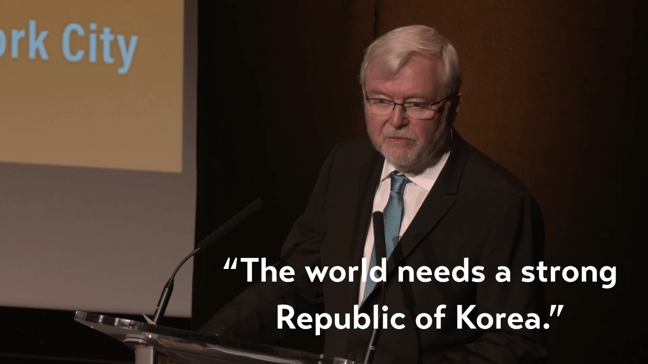 Kevin Rudd on the Future of the U.S.-ROK Alliance and Indo-Pacific Security