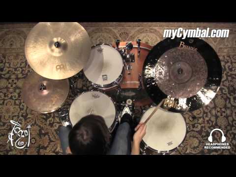 Meinl 22" Byzance Extra Dry Dual Crash Ride Cymbal - 2284g (B22DUCR-1022316CC)