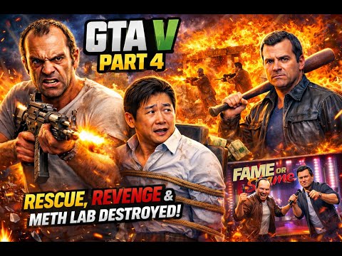 GTA V Story Mode Part 4 | Trevor’s Rage Begins 🔥 Fame or Shame Mission