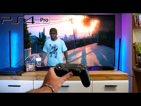 PS4 PRO  Unboxing, Setting Up And GTA 5 | POV Gameplay Test