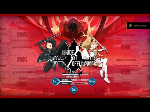 Blade Art Offline - Update V1 (Unity 3D Tribute SAO Fan Game)