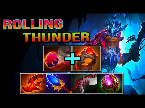 [ Pangolier ] INTENSE ROLLING THUNDER - VERY AGGRESSIVE PLAY - BIG TEAM FIGHT