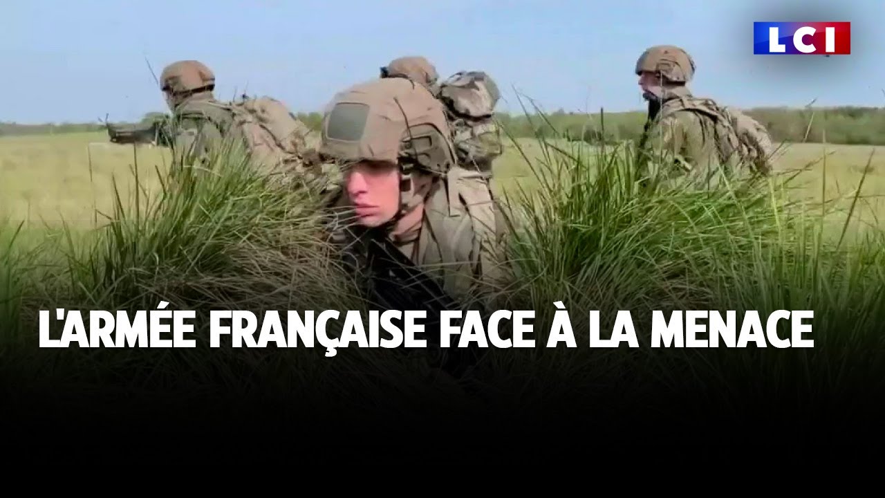 L'armée française face à la menace