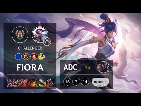 Fiora ADC vs Draven - EUW Challenger Patch 11.14