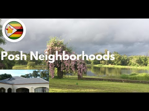 Rich Neighborhoods of Zimbabwe - Beautiful Rainy Day