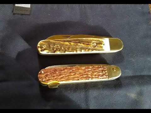 Vintage Mikov Folding Hunter/Camp...Made In "Czechoslovakia" - (Faux Stag)