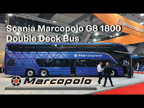 Scania Marcopolo G8 Double Deck Bus | @Busworld 2023