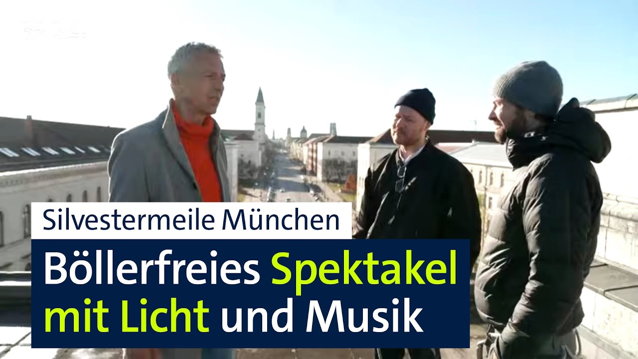 Silvestermeile mit Lichtspektakel & ohne Böller: Die Vorbereitungen für München | Abendschau | BR24