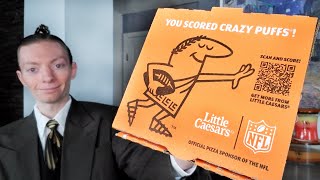 Little Caesars NEW Bacon & Cheese Crazy Puffs Review!
