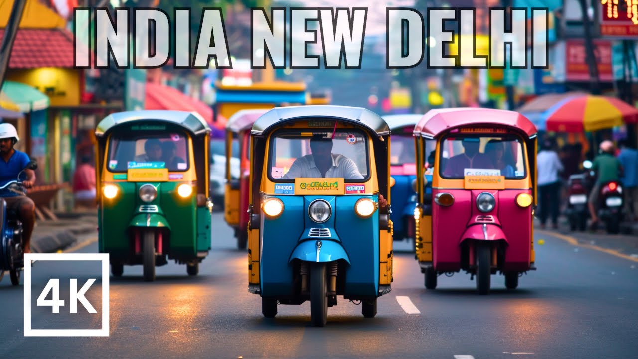 Immersive street-level walking tour through Delhi (Other 23), India, showcasing authentic urban landscapes, local architecture, and the vibrant atmosphere of the city's neighborhoods