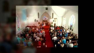 preview picture of video 'A Wedding at Mt. Tabor Lutheran Church in Little Mountain, SC, & reception at Peak Community Center'
