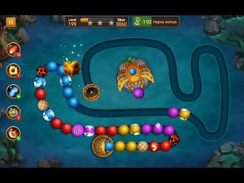 Jungle Marble Blast Level 199