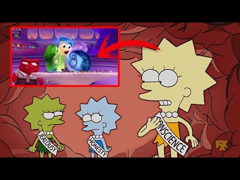 ¿Pixar Hizo Intensamente Copiandole a Los Simpsons?