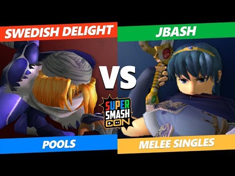 SSC 2019 SSBM - Swedish Delight (Sheik) Vs. JBash (Marth) Smash Melee Tournament Pools