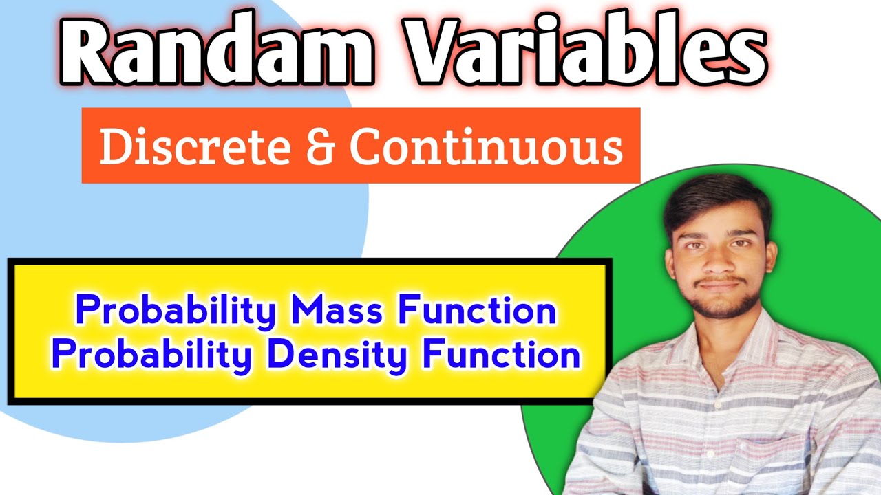 PMF & PDF ||  Random Variables ~ Discrete & Continuous #Statistics_1