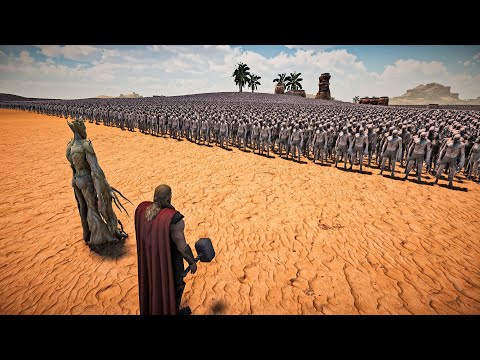 GROOT & THOR VS 1,000,000 ZOMBIES - Ultimate Epic Battle Simulator