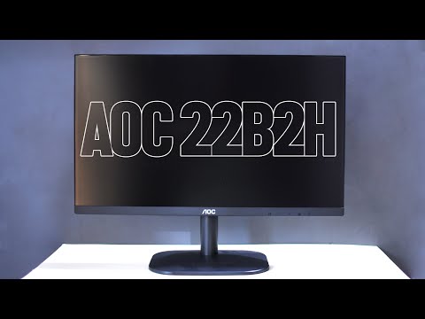 Monitorius AOC 22B2H LED 21.5inch/Business/Panel VA/ Full HD 1080p VGA 60Hz HDMI 75 Hz video