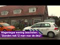 'Ik kon nog net op tijd wegspringen', voordeur beschoten in Wageningen