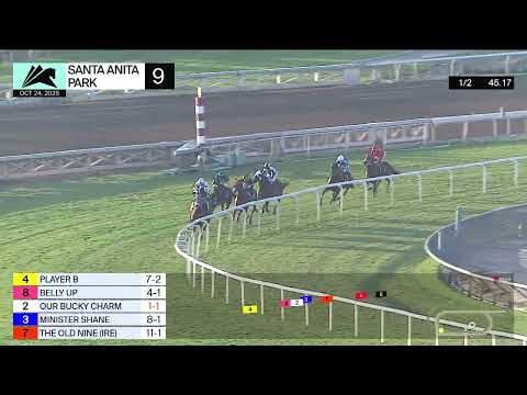Minister Shane wins Race 9 on Friday, October 24 at Santa Anita Park