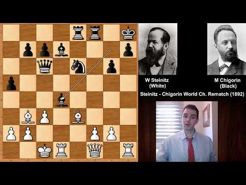 Game 4 of The Rematch: Wilhelm Steinitz vs Mikhail Chigorin (1892)