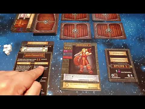 TINY DUNGEON (One Deck Dungeon) - Game Introduction & Sample Rounds