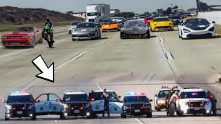 Best STREET RACERS vs. COPS Compilation - Cops Illegally Blockade! *Fail &amp; Win*