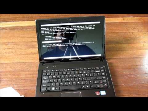 Lenovo G470 Notebook Unboxing