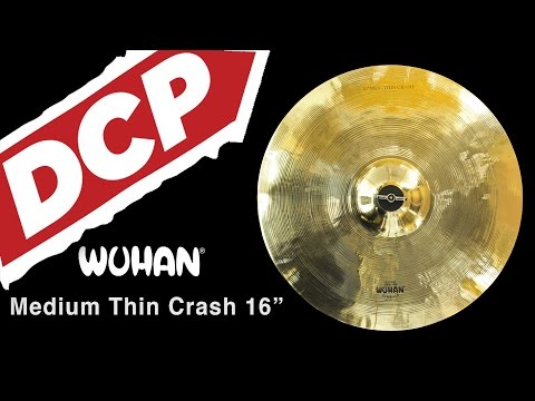 Wuhan Medium Thin Crash Cymbal 16" image 3